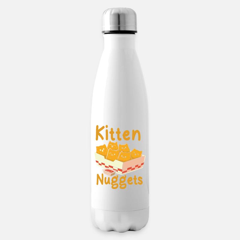 Pépites de chaton - Bouteille isotherme - blanc