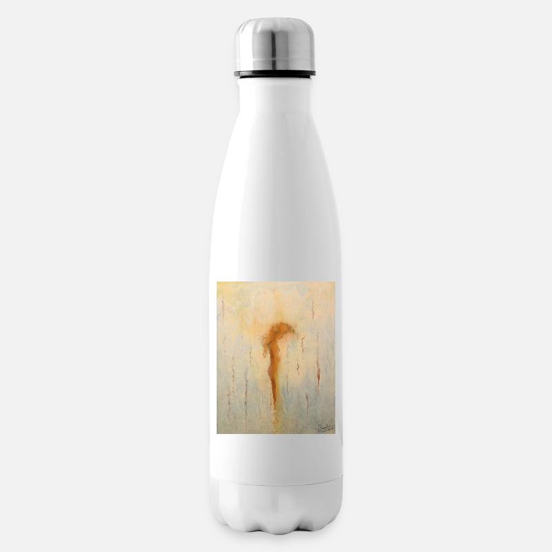 Abstraktes weibliches Porträt - Isolierflasche - Weiß