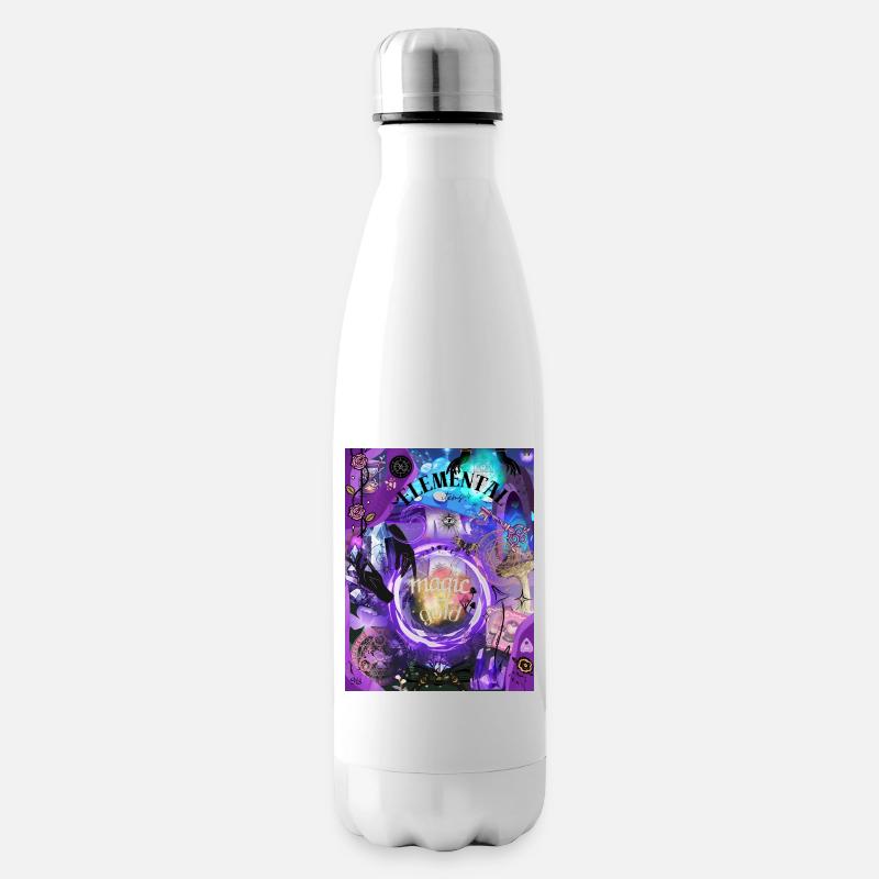 Elemental Magic Gold - Insulated Water Bottle - white