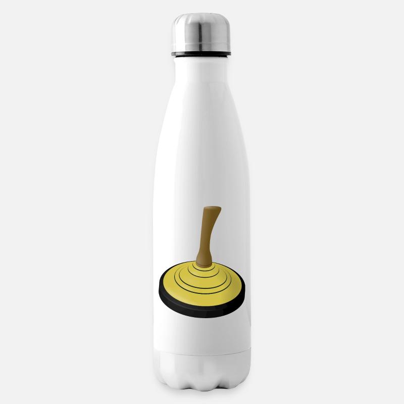 2025-STOCK GLACE-jaune - Bouteille isotherme - blanc