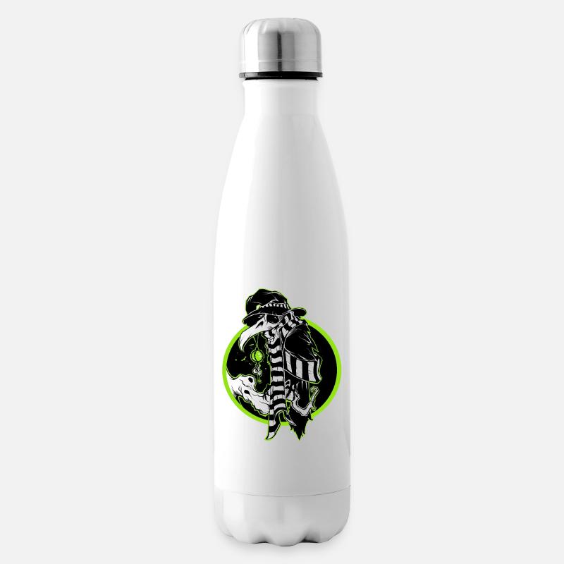Corbeau - Bouteille isotherme - blanc