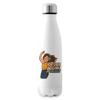 Tube Girl Energie - Isolierflasche - Weiß - Rechts