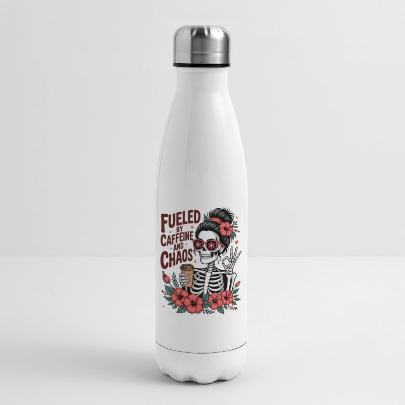 Mutter Koffein Mutter Skelett Kaffee Isolierflasche