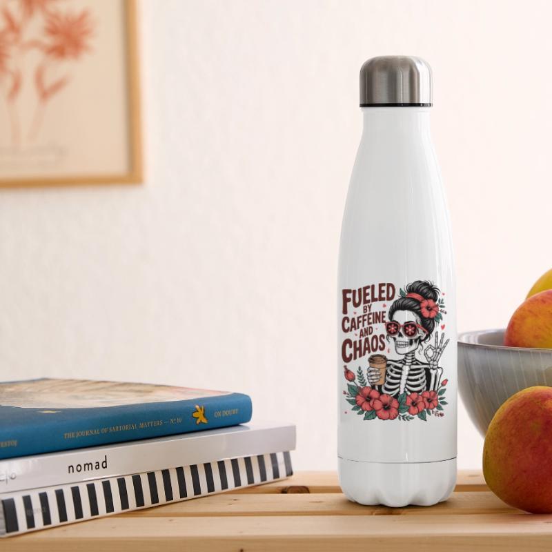 Mutter Koffein Mutter Skelett Kaffee Isolierflasche
