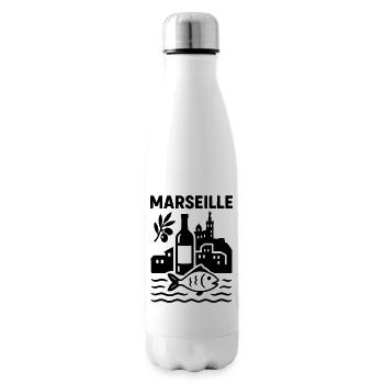 Marseille Silhouette - Bouteille isotherme - blanc - Droite