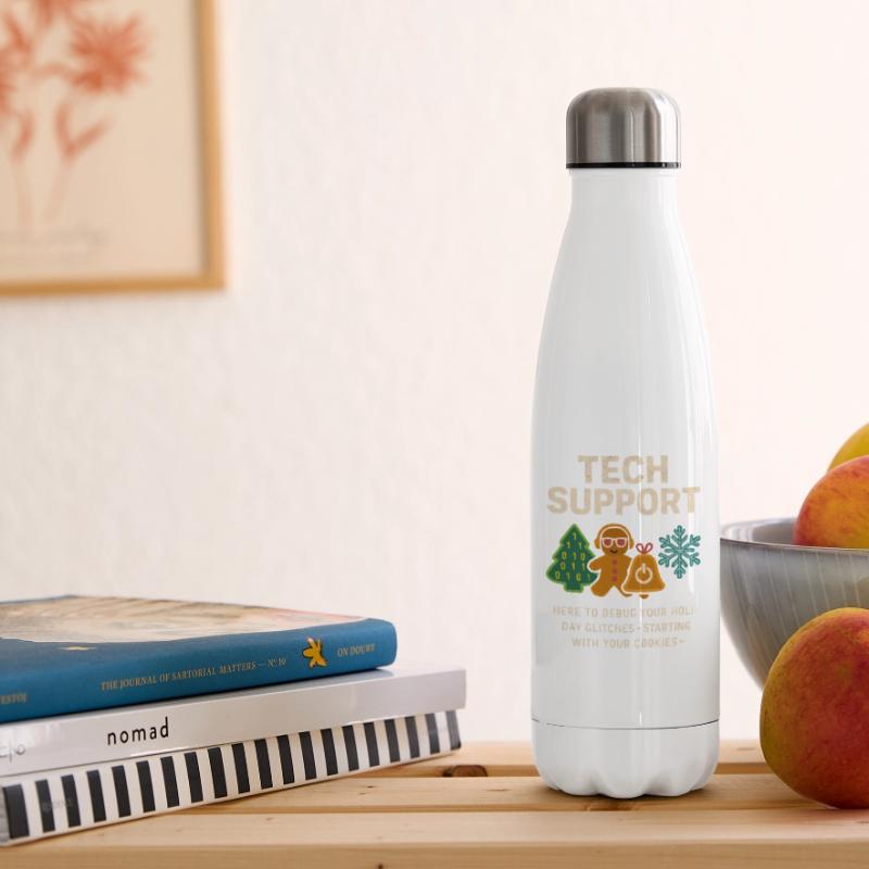 Admin Weihnachtsgeschenk IT Support Debugging Isolierflasche