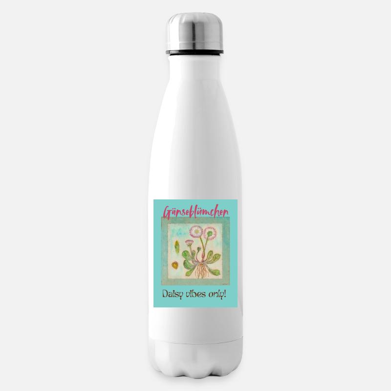 Daisy Vibes - Bouteille isotherme - blanc