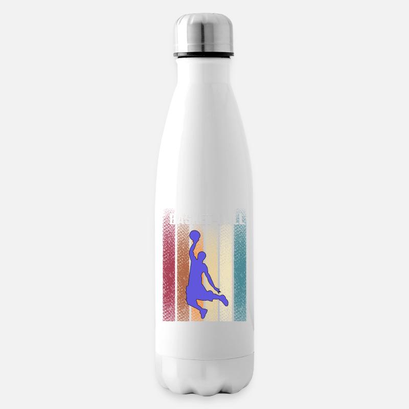 Basketball - Isolierflasche - Weiß