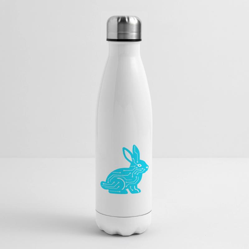 Cyber Rabbit Circuit Board Tech Vector Bouteille isotherme