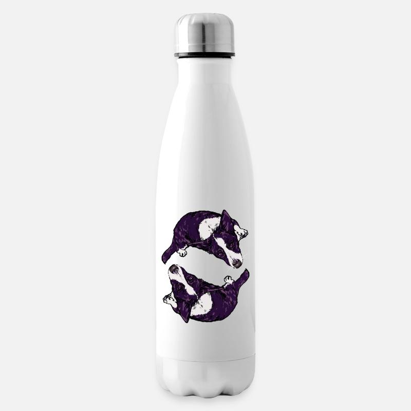 CORGIS - Insulated Water Bottle - white