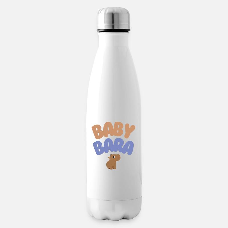 Bébé Bara Capybara - Bouteille isotherme - blanc