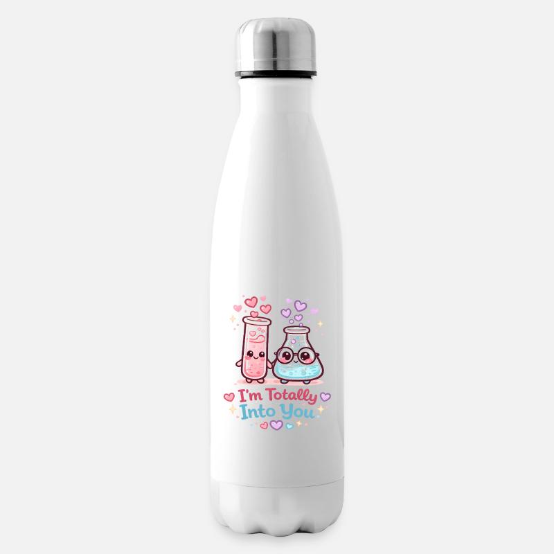 Ich stehe total auf euch Beaker Duo - Isolierflasche - Weiß