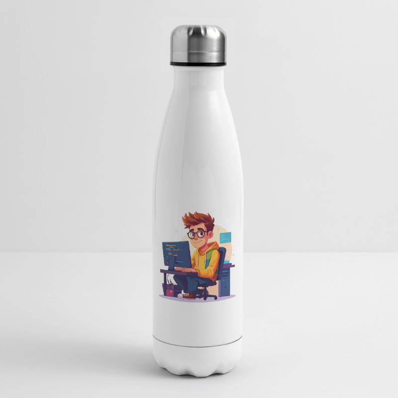 Programmierer oder Nerd Isolierflasche