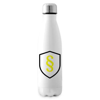 Paragraph Shield Law - Insulated Water Bottle - white - Right