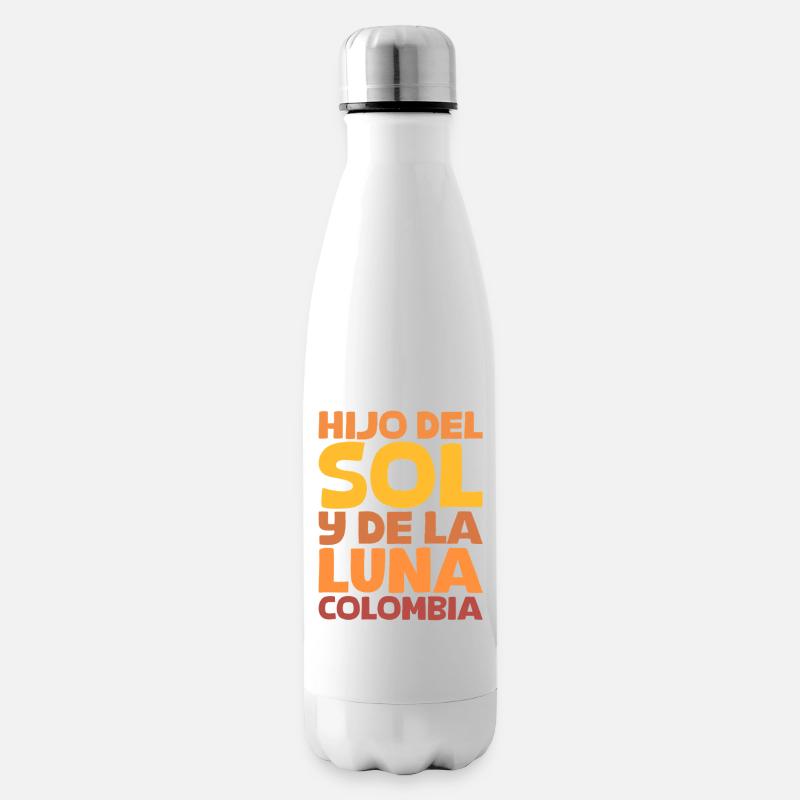 Fils du Soleil et de la Lune Colombie - Bouteille isotherme - blanc