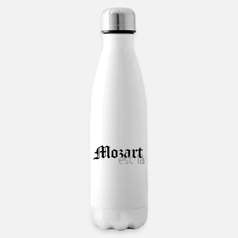 mozart est là - Bouteille isotherme - blanc