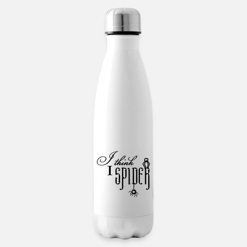 I think I spider - Isolierflasche - Weiß