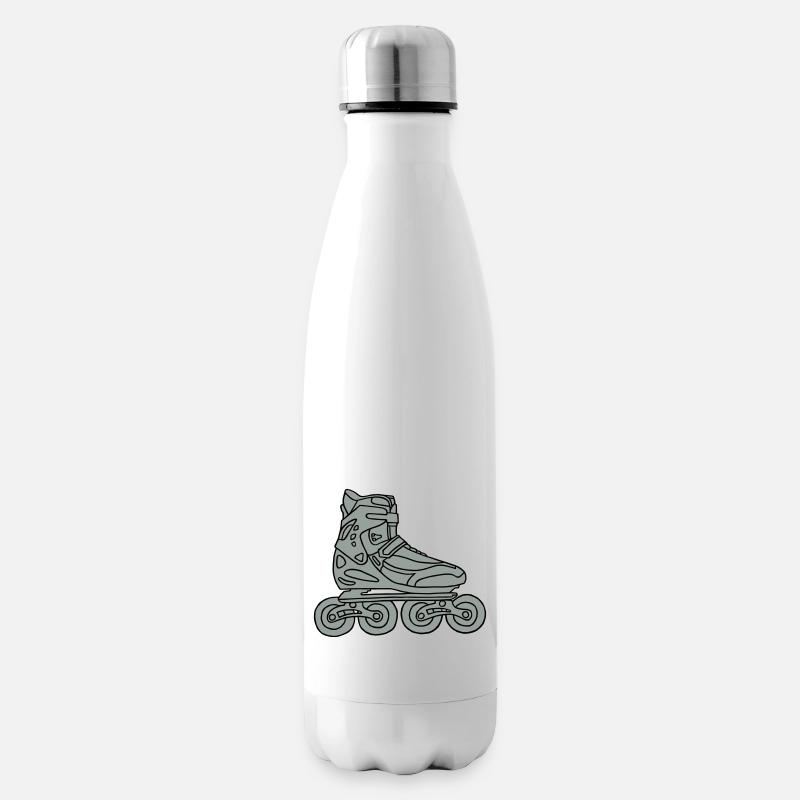 Roller en ligne 2 - Bouteille isotherme - blanc