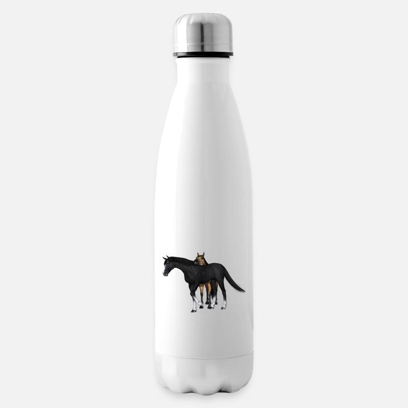 Cheval - Bouteille isotherme - blanc