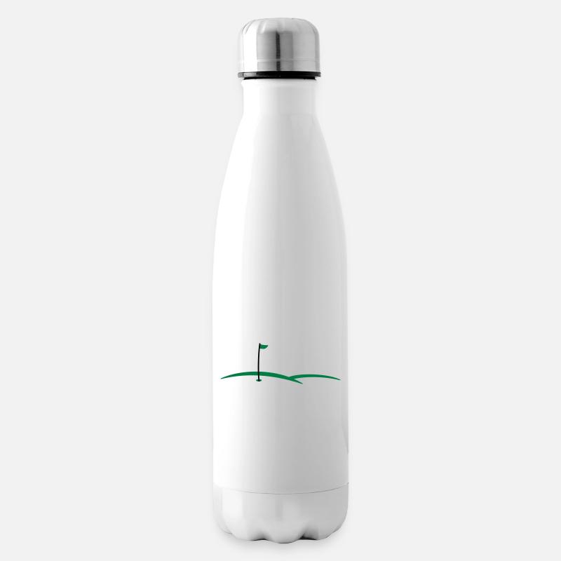 Trou de golf 2c - Bouteille isotherme - blanc