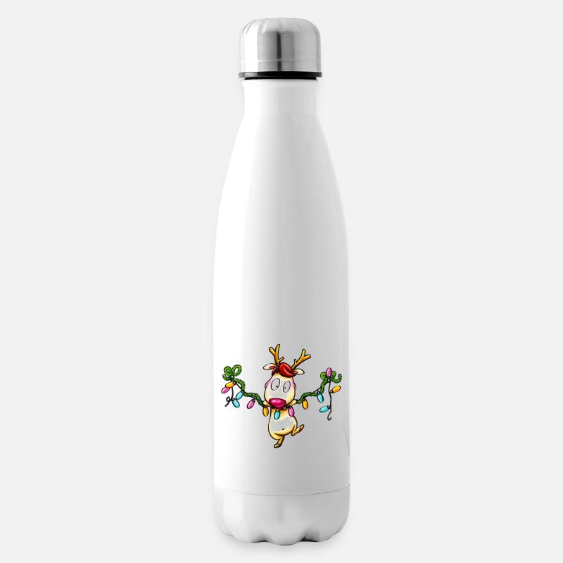 rentier - Isolierflasche - Weiß