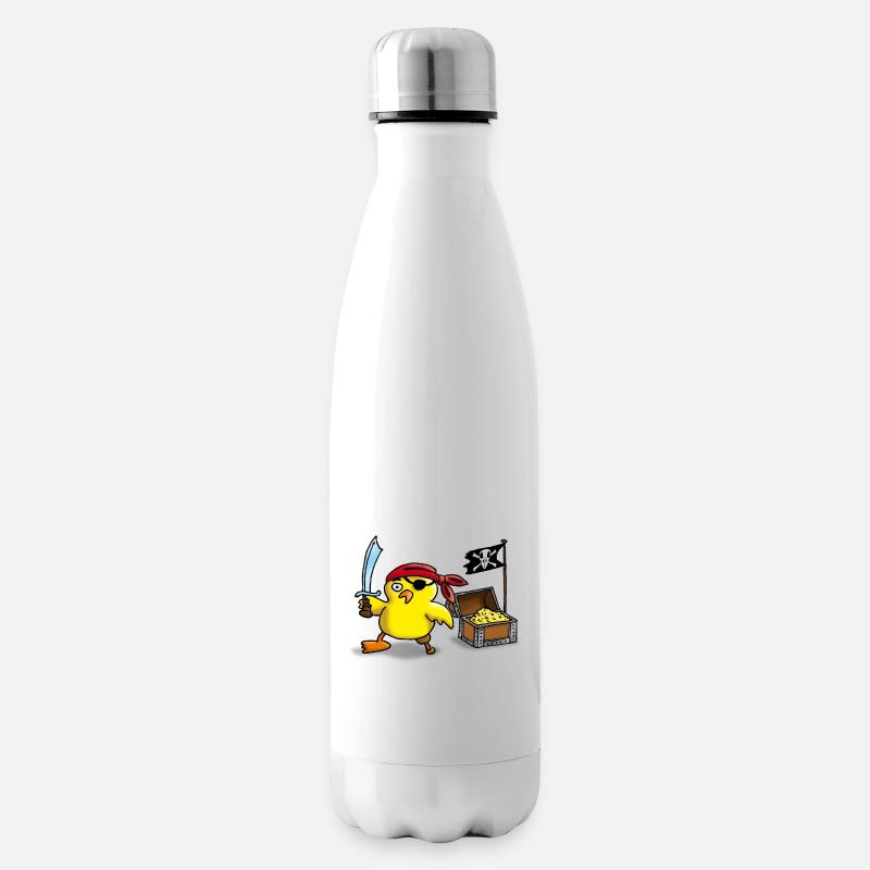 pirate_chick_a - Isolierflasche - Weiß