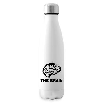 the_brain___f1 - Insulated Water Bottle - white - Right