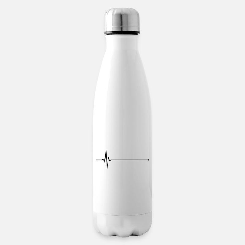 Pulse - Frequency - Insulated Water Bottle - white