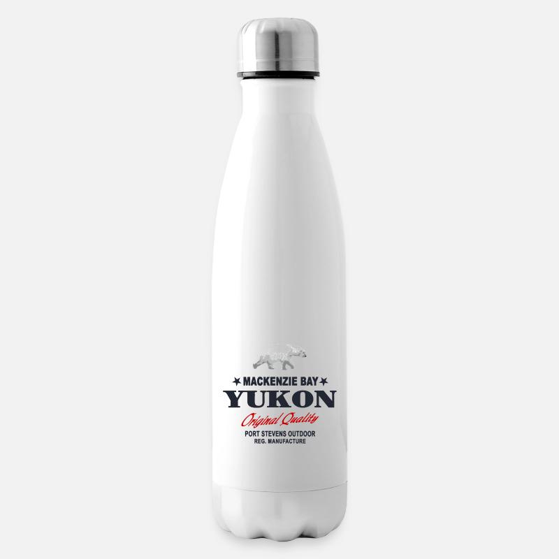 Yukon - Polar Bear - Eisbär - Isolierflasche - Weiß