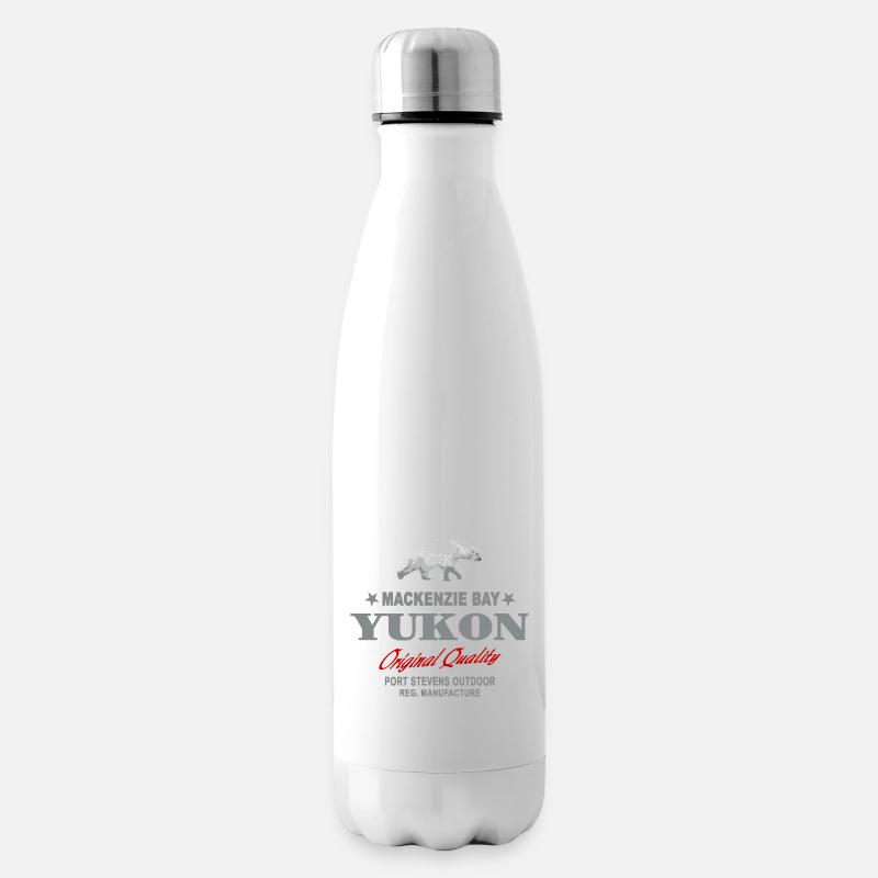 Yukon - Polar Bear - Eisbär - Isolierflasche - Weiß