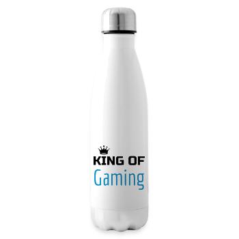 Gaming Gamer Video Game Player Geek - Insulated Water Bottle - white - Right