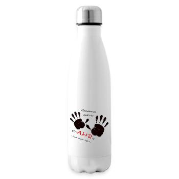 We AHR together | Ahrtal Hochwasser SolidAHRität - Isolierflasche - Weiß - Rechts
