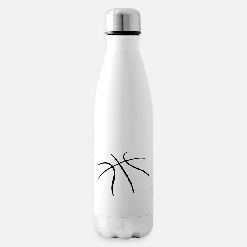 Basketball - Isolierflasche - Weiß