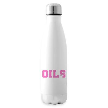 Du brauchst Öle Verkäufer Geschenk - Isolierflasche - Weiß - Rechts
