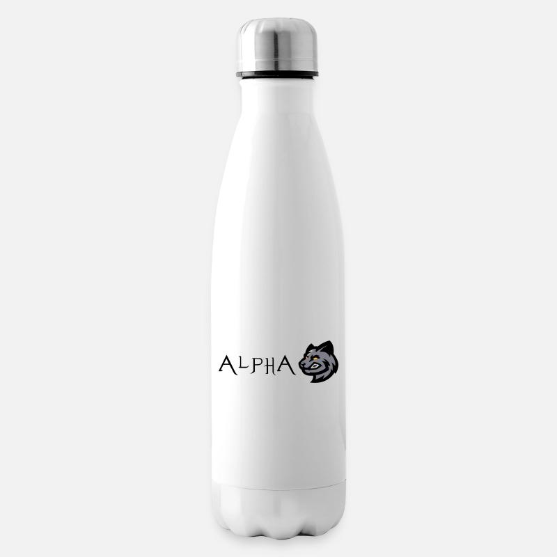 Louve Loup Alpha - Bouteille isotherme - blanc