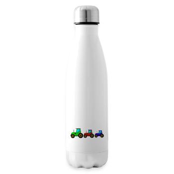 traktor liebe trecker - Isolierflasche - Weiß - Rechts