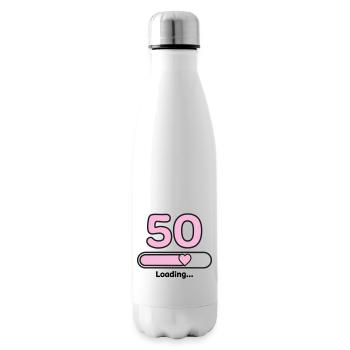 50 years - Insulated Water Bottle - white - Right