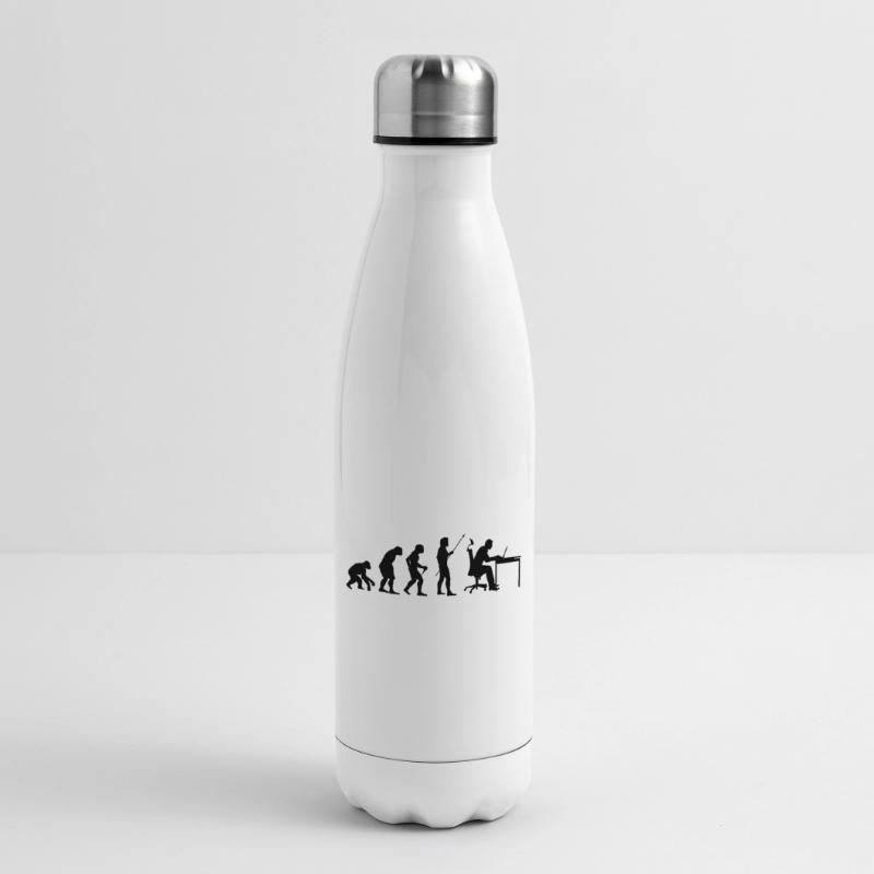 Evolution Of Man Coding Software Developer Program Isolierflasche