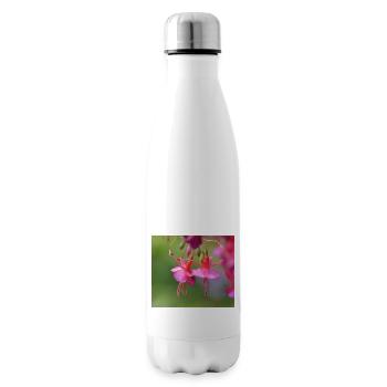 rosa blume - Isolierflasche - Weiß - Rechts