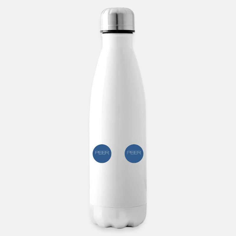 Peer to peer - Bouteille isotherme - blanc