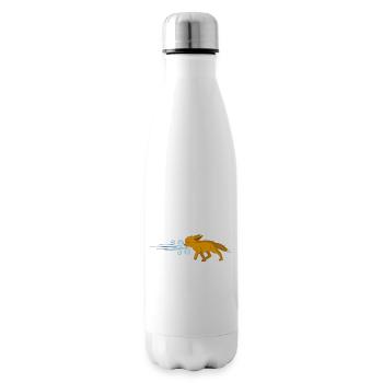 Der Fuchs und der Wind - Isolierflasche - Weiß - Rechts
