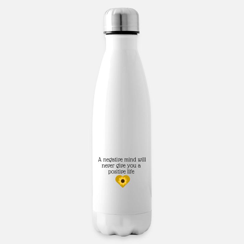 Motivationsspruch - Isolierflasche - Weiß