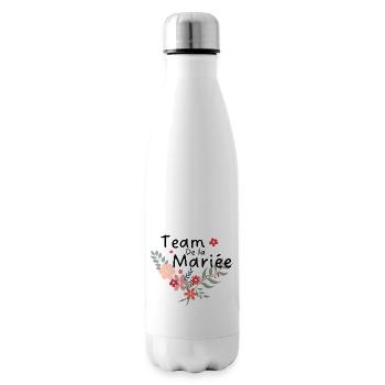 Blumenbraut-Braut-Team - Isolierflasche - Weiß - Rechts