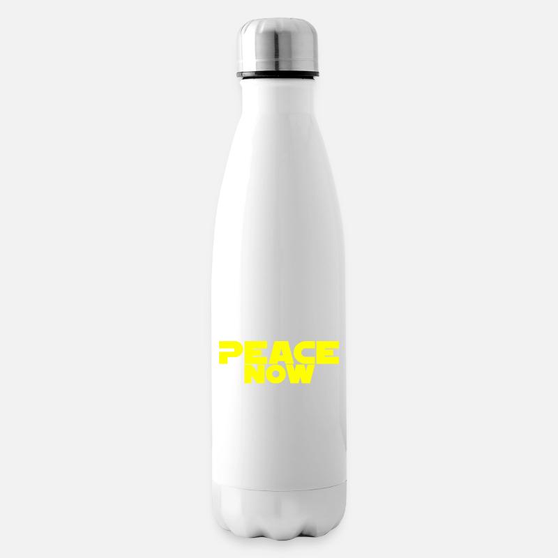 Peace Now - Isolierflasche - Weiß