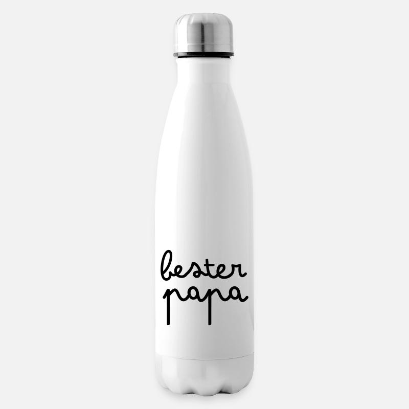 Bester Papa - Isolierflasche - Weiß