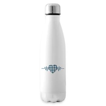Bayern im Herzen - Isolierflasche - Weiß - Rechts