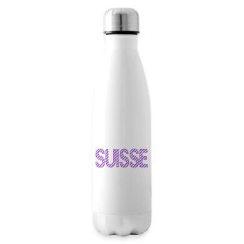 SUISSE. PAYS. GENEVE. SUISSE. HUMOUR. PAYS - Bouteille isotherme - blanc - Droite