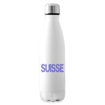 SUISSE. PAYS. GENEVE. SUISSE. HUMOUR. PAYS - Bouteille isotherme - blanc - Droite