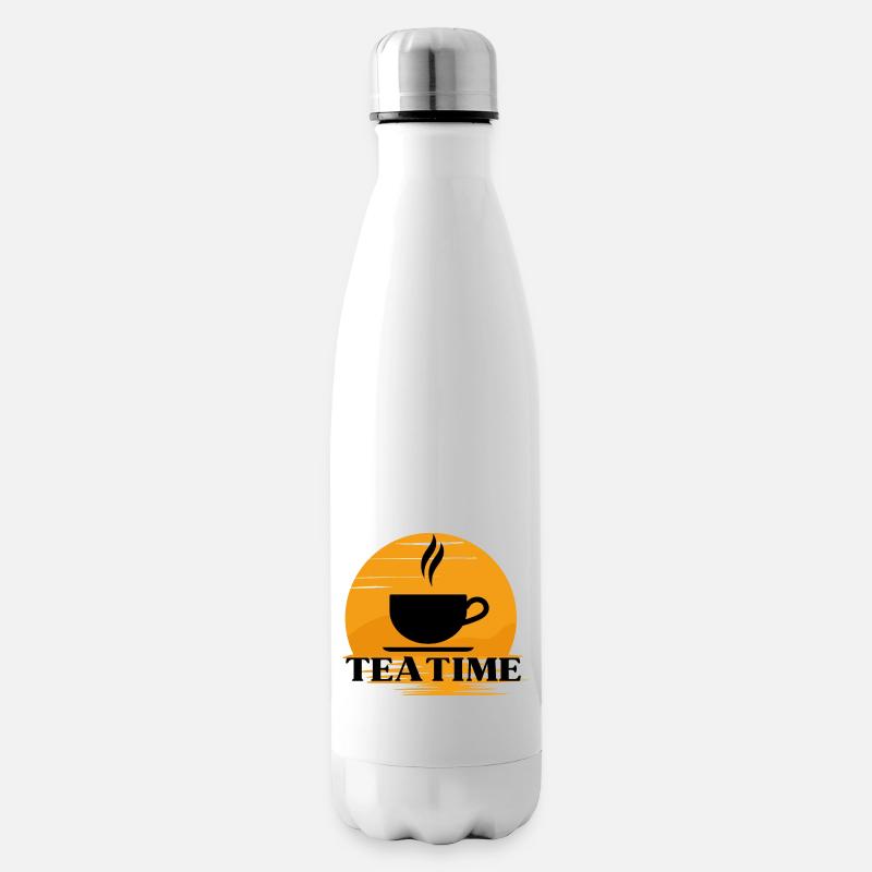 Tea Time ! - Bouteille isotherme - blanc