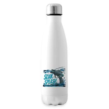 ÉCLABOUSSURES DE TREMPAGE - Bouteille isotherme - blanc - Droite
